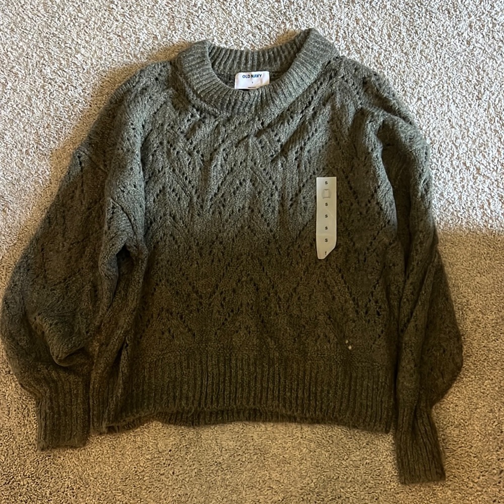 Olive cowl neck sweater